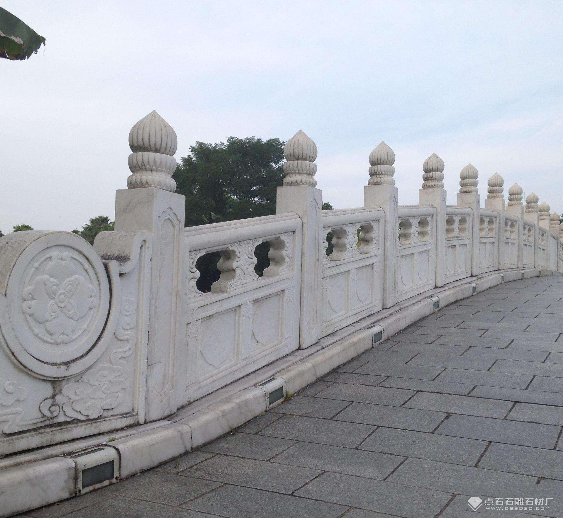 汉白玉栏杆 汉白玉栏杆