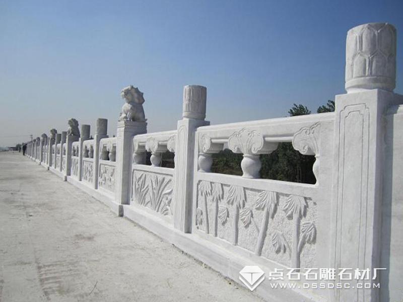 汉白玉石栏杆 汉白玉石栏杆